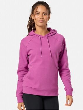 Gym+Coffee Women's Magenta Pullover Hoodie